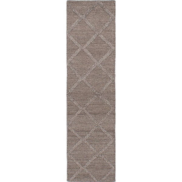 Shop eCarpetGallery Brown Wool Handwoven Cambridge Kilim (1'7 x 5'10