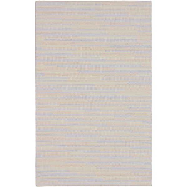 Braided weave Springfield Cream, Violet Cotton Rug - Bed Bath