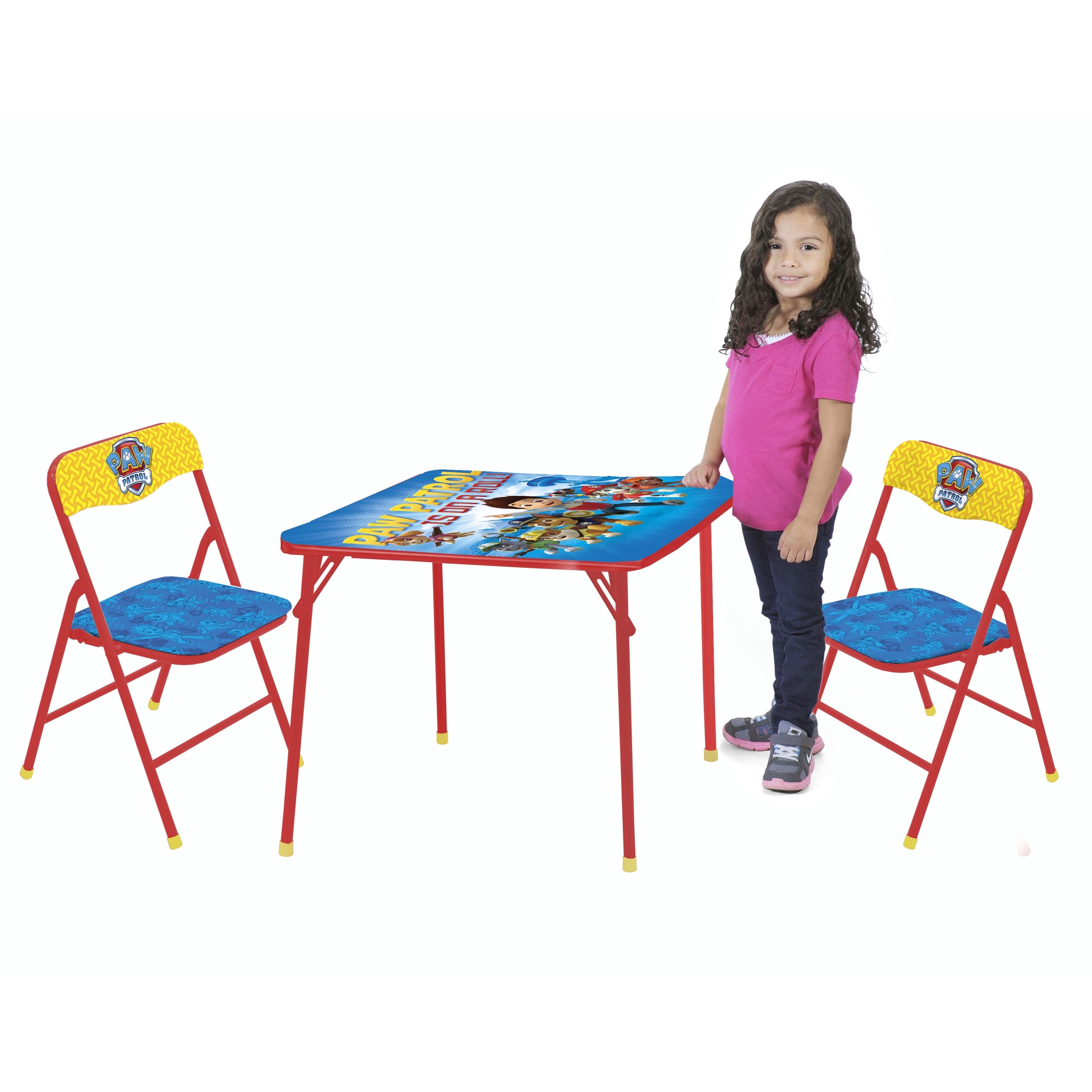nickelodeon paw patrol table and chairs 3piece set