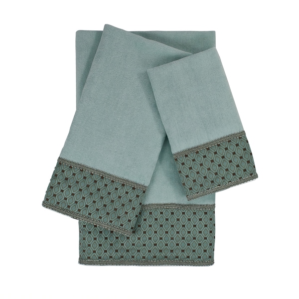 Sherry Kline Mason 3-piece Embellished Towel Set