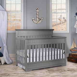 Dream On Me Chesapeake Storm Grey 5-in-1 Convertible Crib
