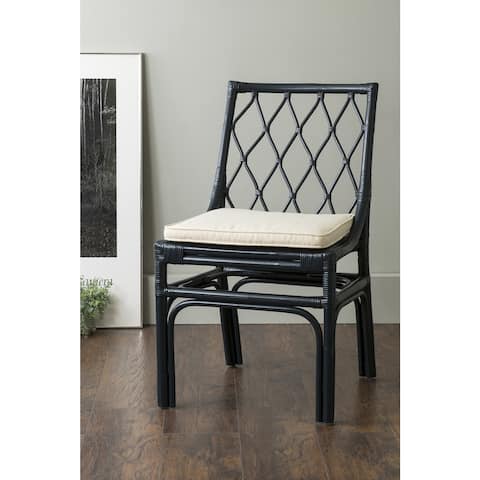 East At Main's Taft Blue Rattan Dining Chair