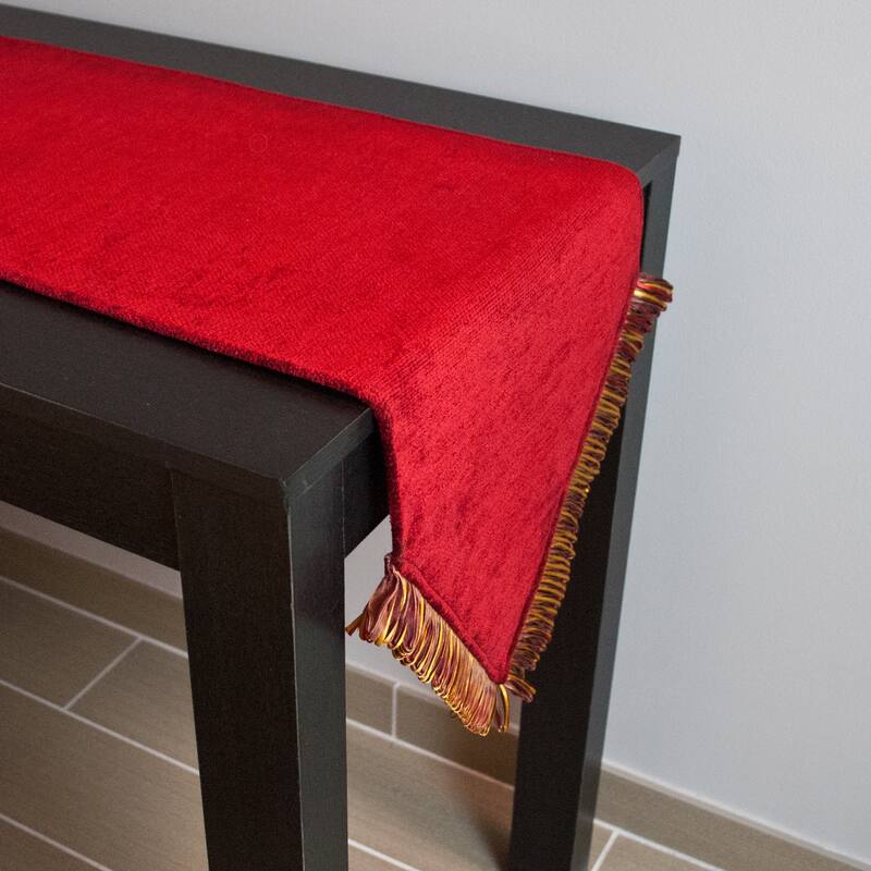 Sherry Kline Hartwell Red Table Runner - 13 x 72