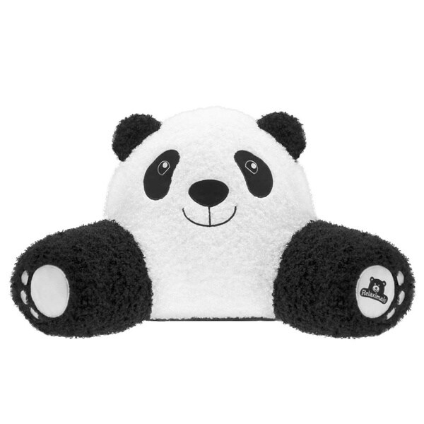 panda reading pillow