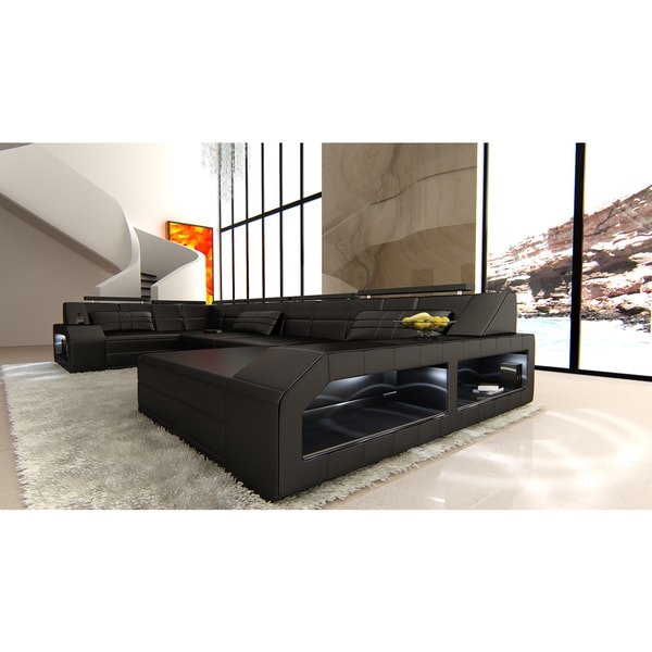 Design Sectional Sofa Houston With Led Lights