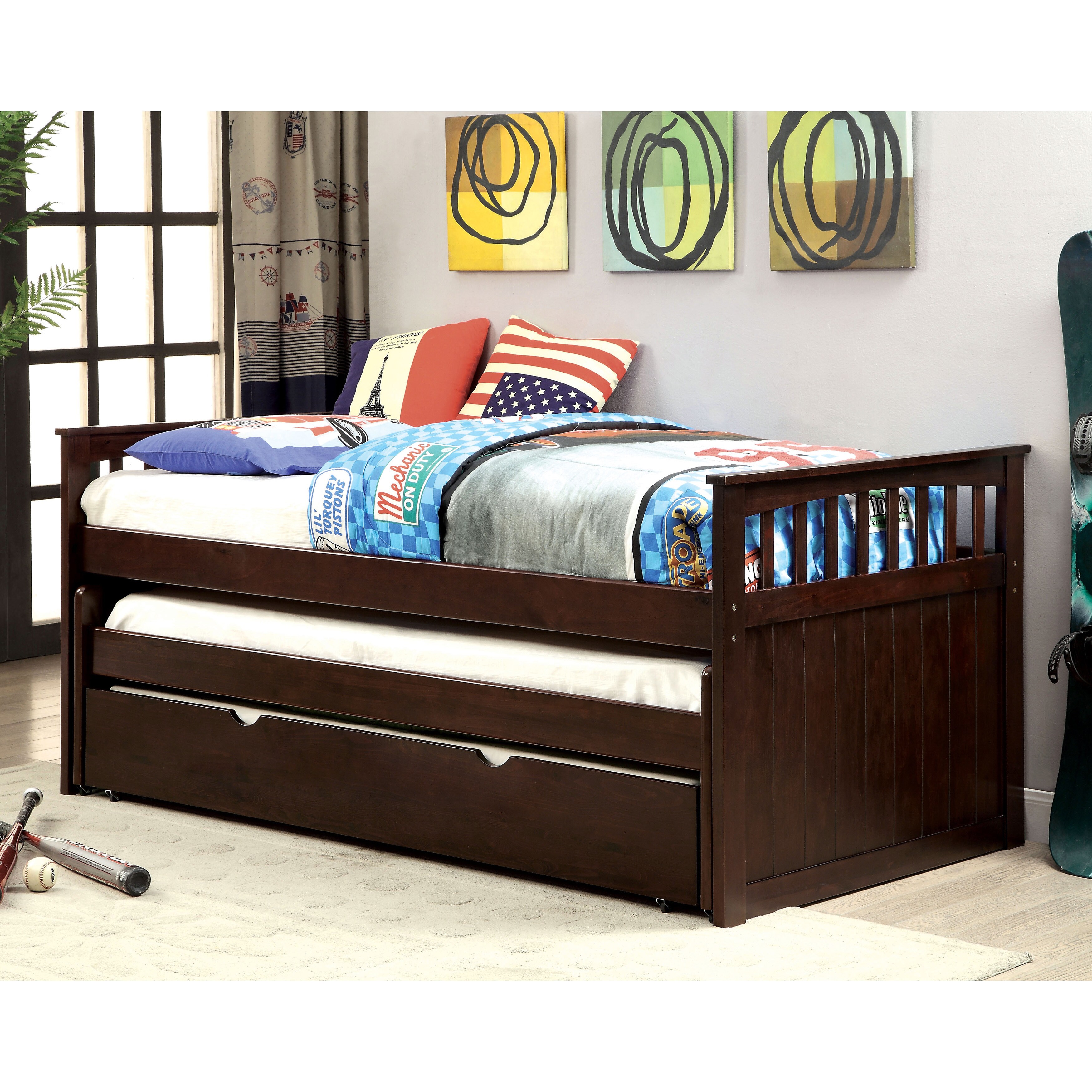 Crensa Mission Style Twin Espresso Daybed By Foa Crensa Mission Style Twin Espresso Daybed By Foa