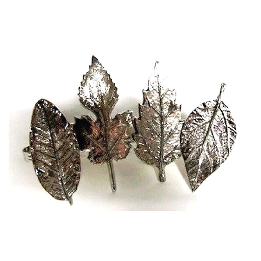 Shop For Heim Concept Assorted Leaf Napkin Rings Set Of 4 Get Free Delivery On Everything At Overstock Your Online Kitchen Dining Store Get 5 In Rewards With Club O