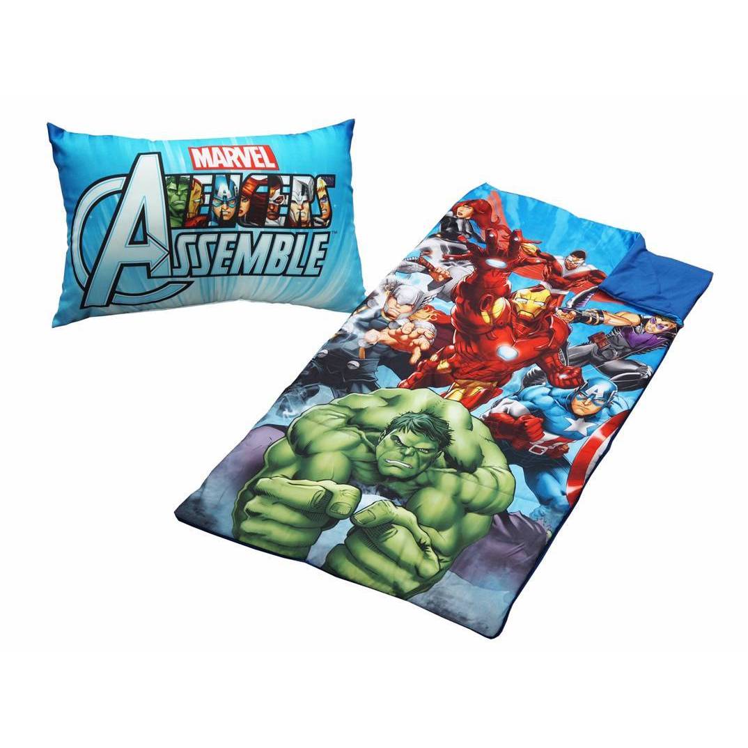 Shop Marvel Avengers Two Piece Sleepover Bag Set Free Shipping