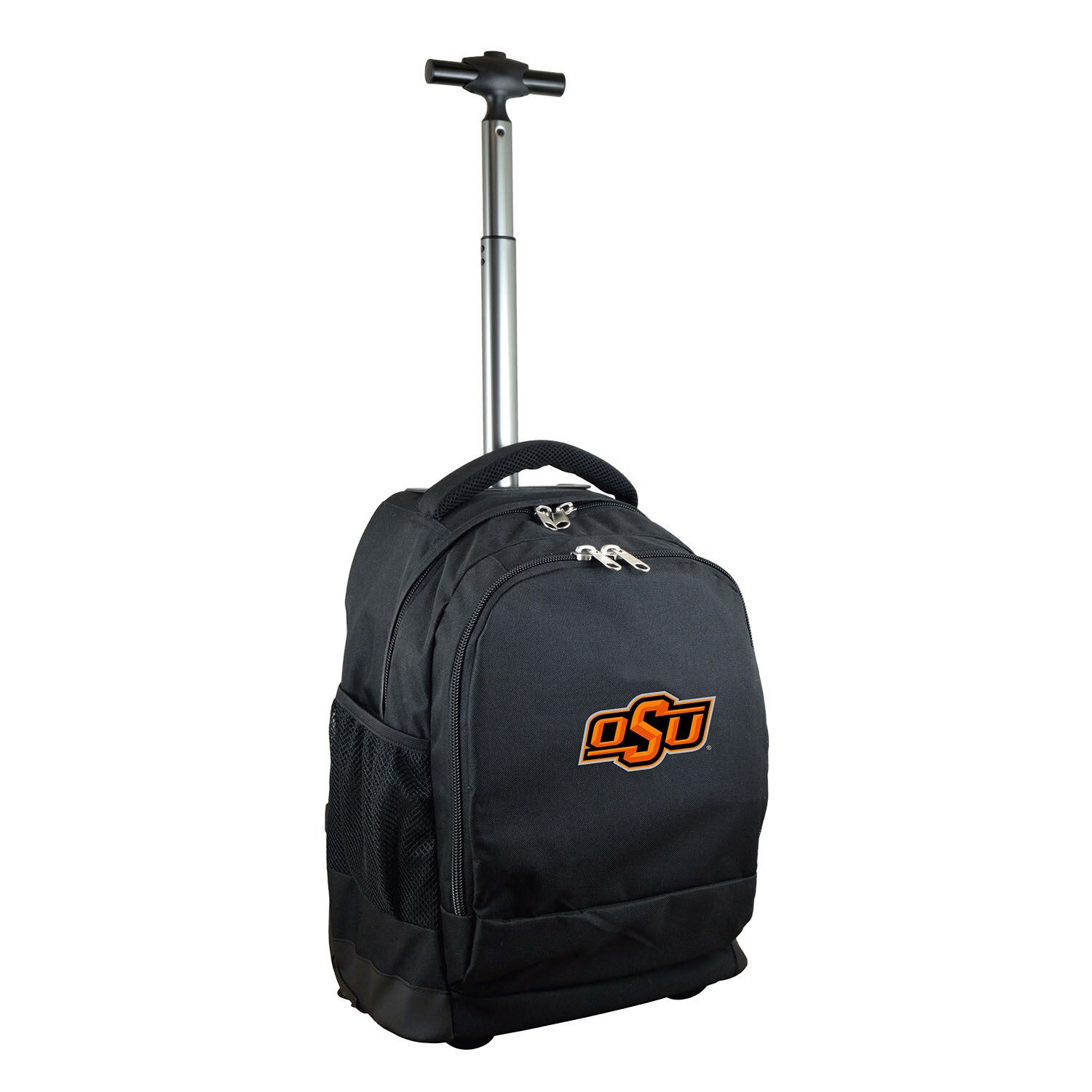Shop Denco Sports Mojo Oklahoma State Premium Black Wheeled Backpack