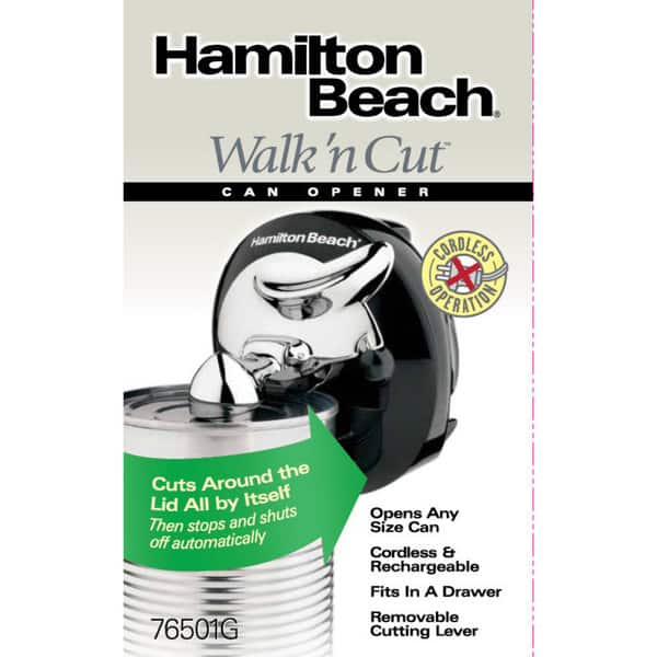 Hamilton Beach Walk 'n Cut Cordless Rechargeable Can Opener