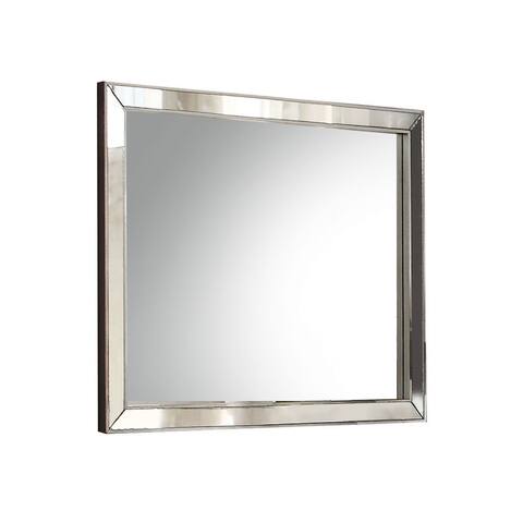 Acme Furniture Voeville II Silvertone MDF Mirror - Silver