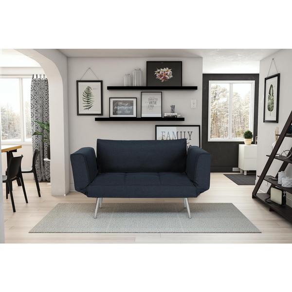 Novogratz Euro Futon with Magazine Storage Free Shipping Today