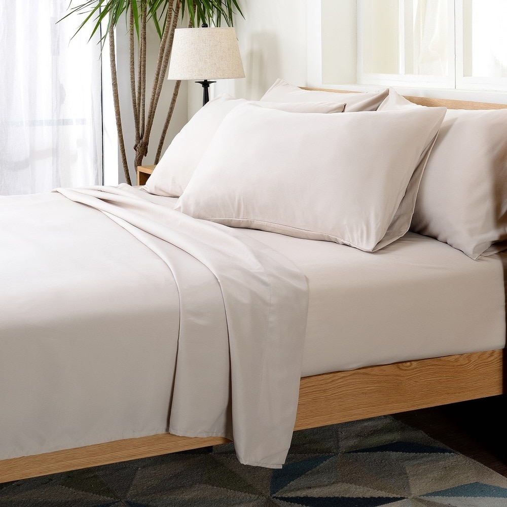 6 Piece Hotel Luxury Soft 1800 Series Premium Bed Sheets Set, Deep Pockets