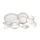preview thumbnail 1 of 3, 57-piece Bone China Dinnerware Set - Beauty