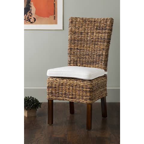 East At Main's Andover Brown Abaca Dining Chair