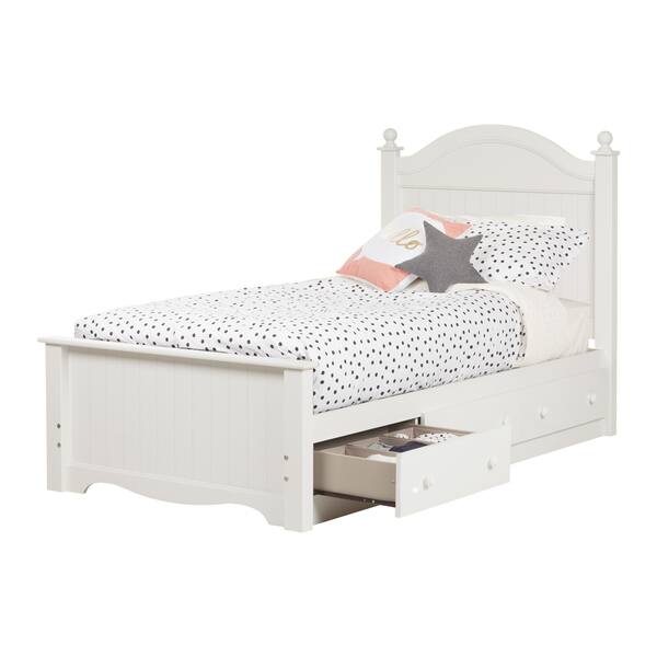 Shop South Shore Savannah Bed Set With 3 Drawers Free Shipping