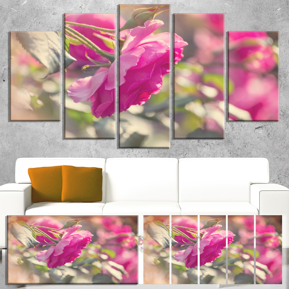 Modern Beautiful Rose Floral Canvas Paintings Flower Poster and