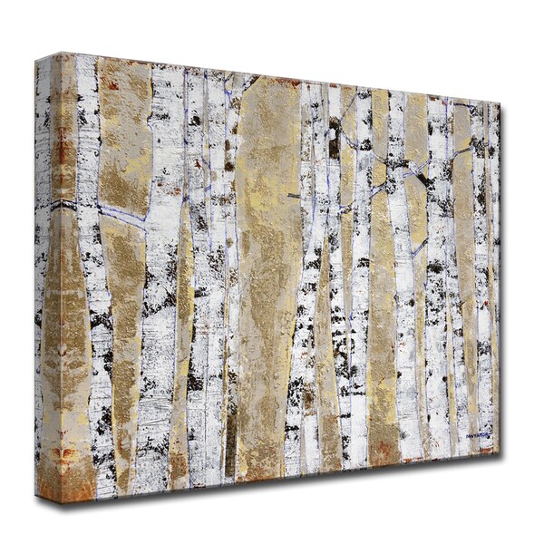 Wind Tossed Autumn Leaves By Norman Wyatt Jr Floral Wrapped Canvas Wall Art Overstock 13254080