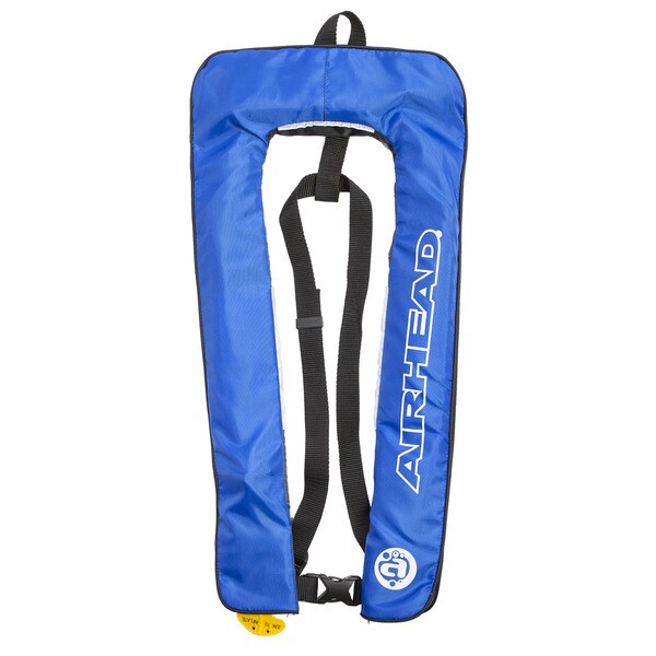 Airhead Inflatable Blue Polyester Personal Floatation Device