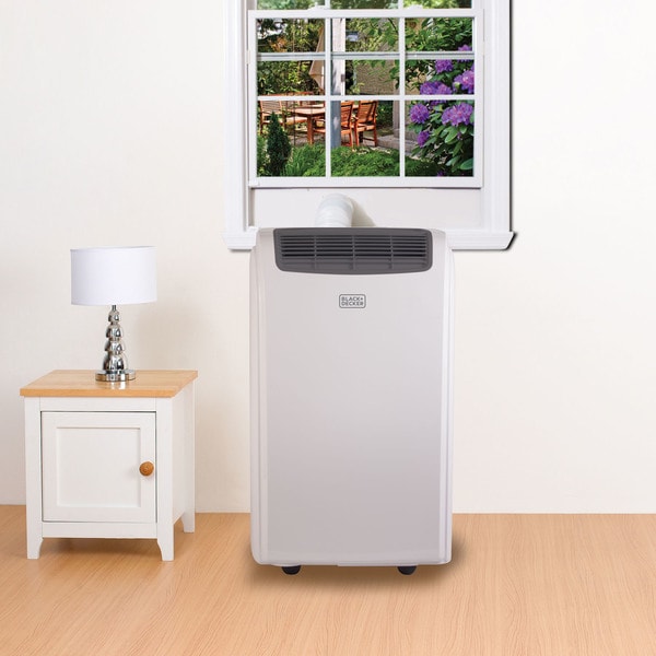 Black+Decker 8,000 BTU Portable Air Conditioner - White - N/A