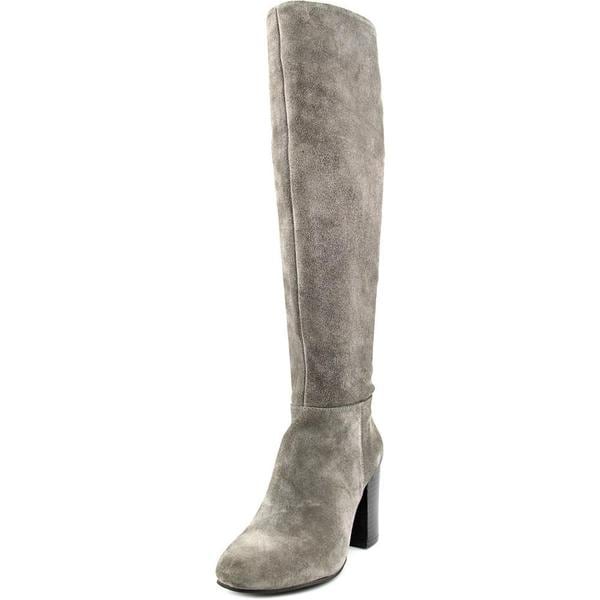 vince camuto grey suede boots