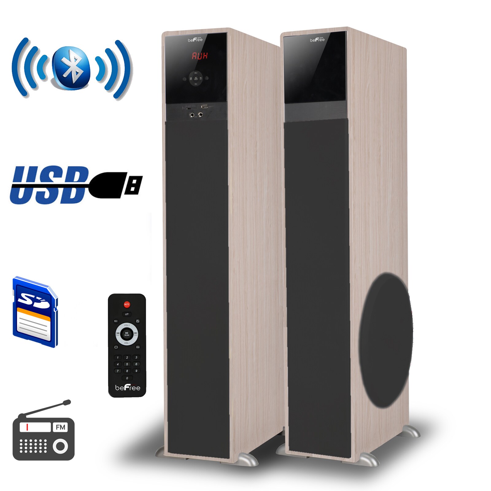 befree tower speakers
