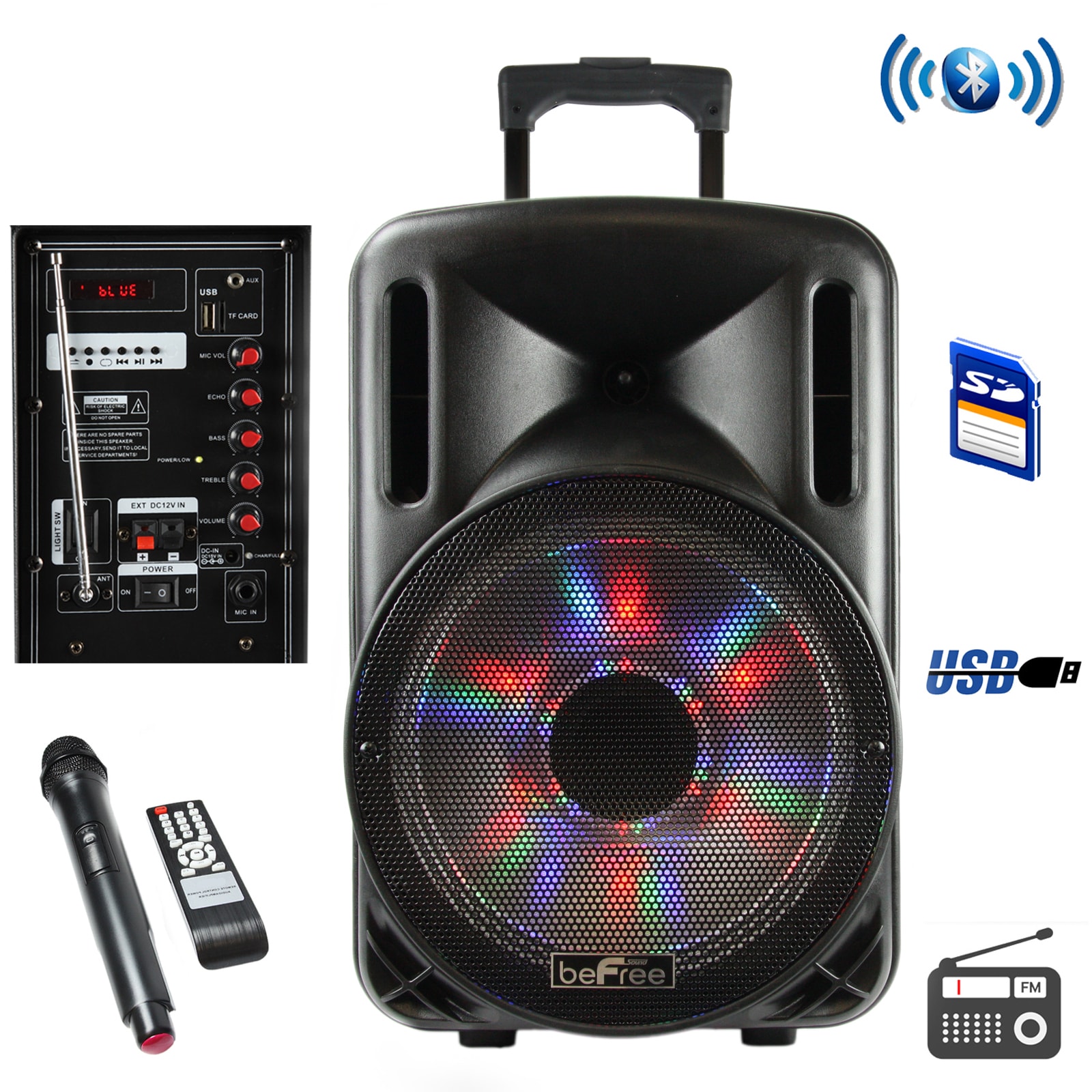 rechargeable party speaker