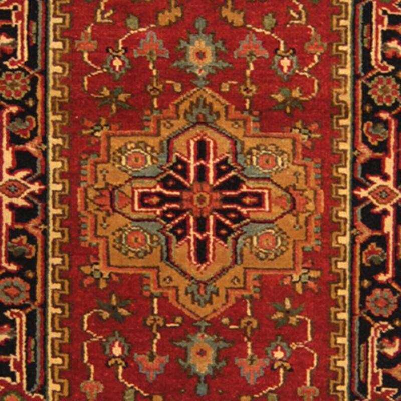 Handmade One-of-a-Kind Serapi Wool Runner (India) - 2'7 x 15'7