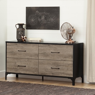 South S Valet 4 Drawer Double Dresser Free Shipping Today South S Valet 4 Drawer Double Dresser