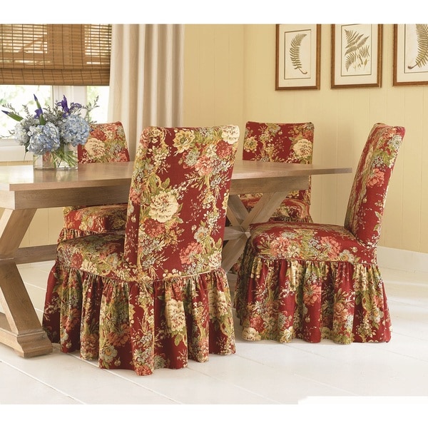 Dining room discount slip chair covers