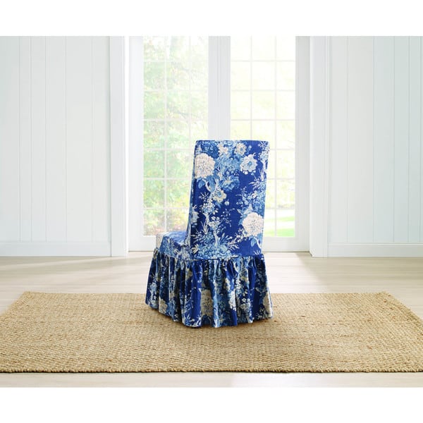 Sure Fit Waverly Ballad Bouquet Dining Room Chair Slipcover Dining Room Chair Slipcover
