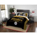 The Northwest Company NFL Pittsburgh Steelers Draft Full/Queen 3-piece Comforter Set