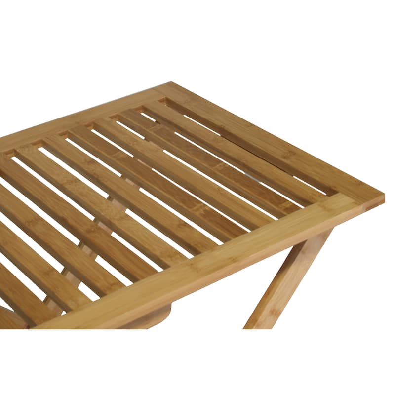 Bali Solid Bamboo Folding Luggage Rack