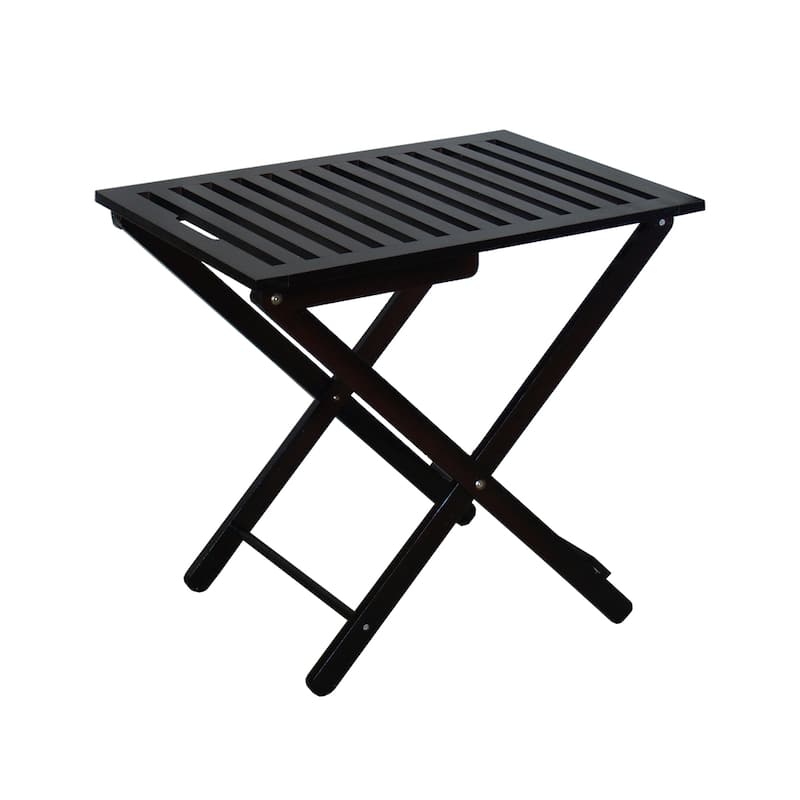 Bali Solid Bamboo Folding Luggage Rack