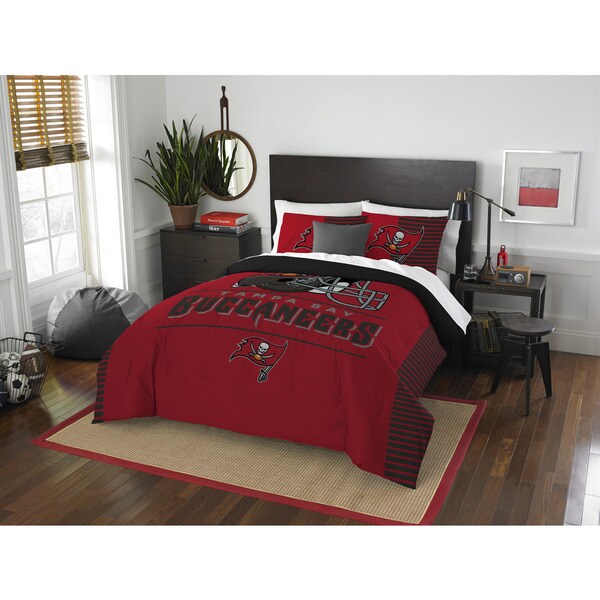 The Northwest Co NFL 849 Bucs Draft Full/Queen 3-piece Comforter Set