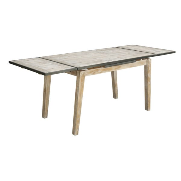 Emerald Synchrony Solid Pine Extension Gathering Table