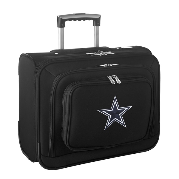 Denco Dallas Cowboys 14 Inch Rolling Travel Business Tote Bag Denco Dallas Cowboys 14 Inch Rolling Travel Business Tote Bag