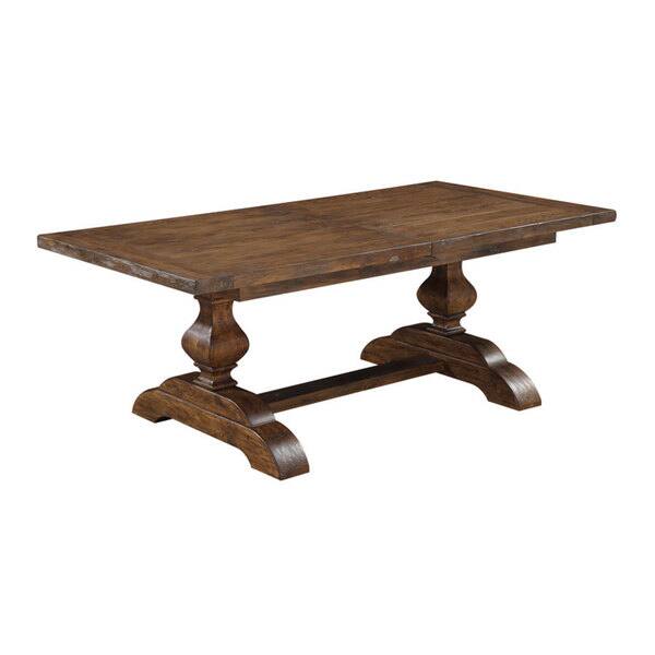 Handscraped Rustic Table Emerald Chambers Bay Handscraped Pine Dinette Table - Brown - Bed Bath ...