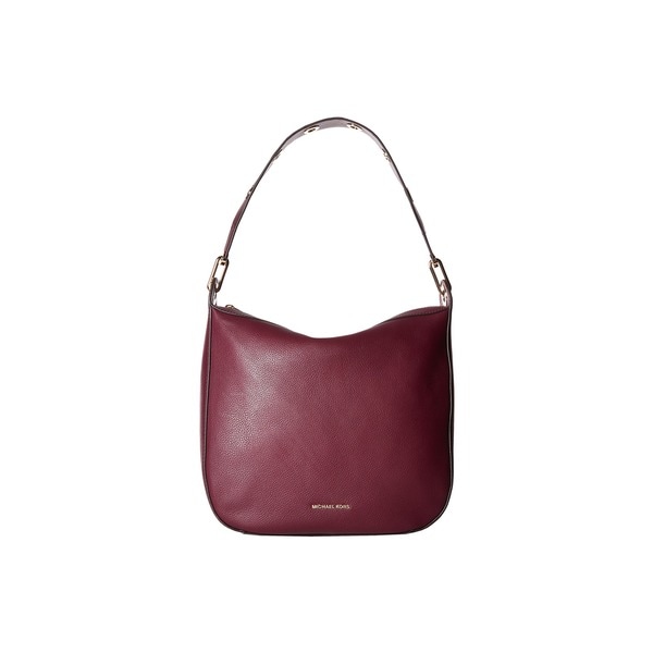 Michael Kors Women S Raven Large Plum Leather Shoulder Handbag Michael Kors Women X27 S Raven Large Plum Leather Shoulder Handbag