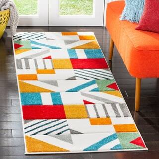 Mid Century Rugs Area For Less Safavieh Hollywood Mid Century Modern Ivory Pea Blue Rug 5 3 X 7