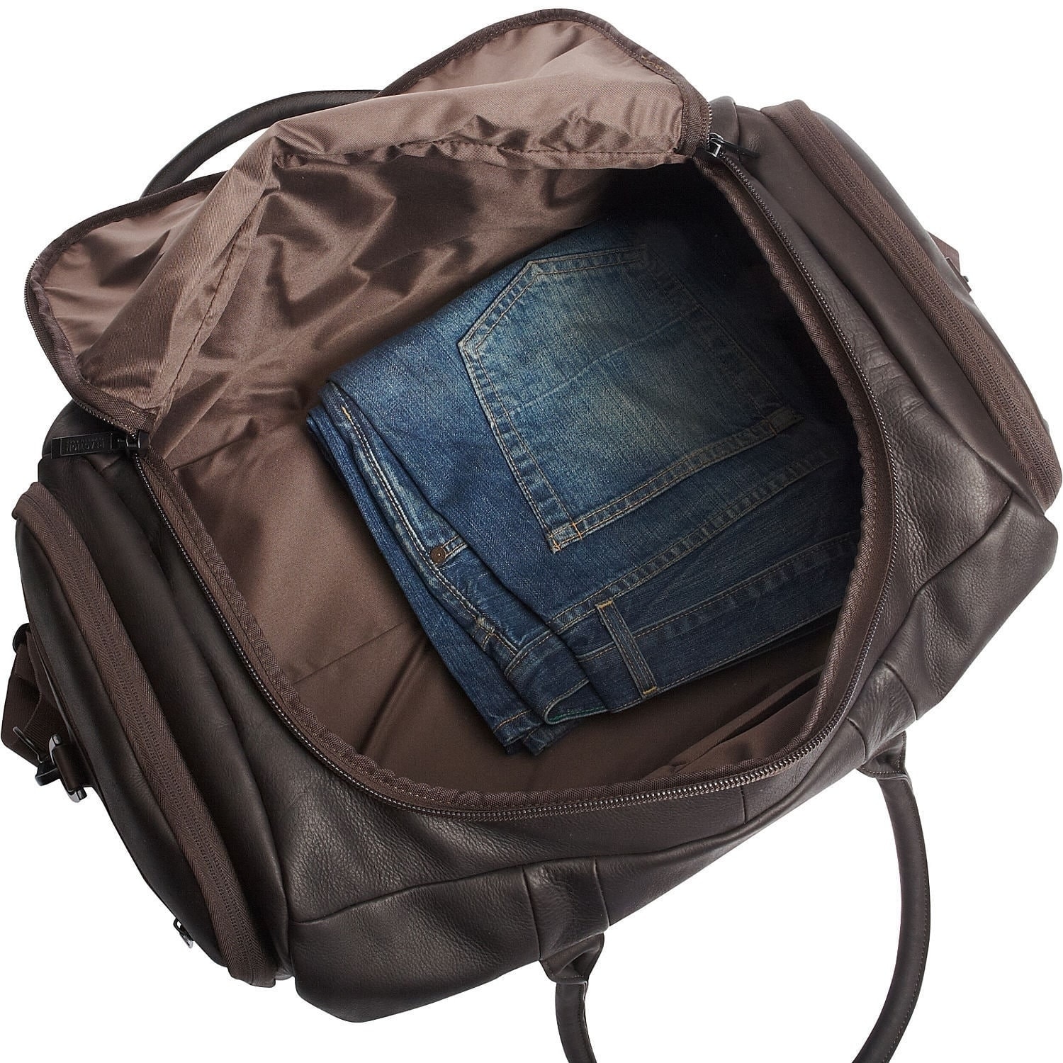 kenneth cole colombian leather duffle bag