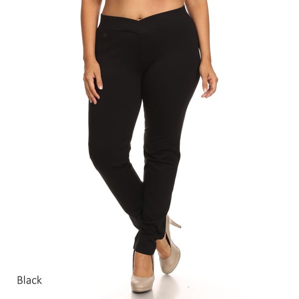 plus size slim fit pants