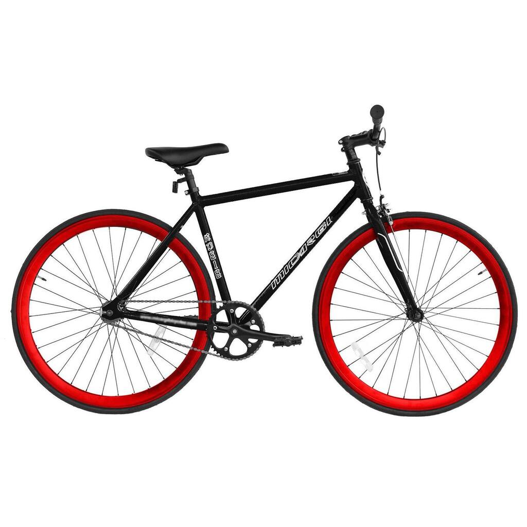 Micargi RD-818-57 Red and Black Aluminum Road Bike