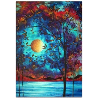 Megan Duncanson 'visionary Delight' Coastal Landscape On Metal Or 