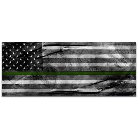 Eric Waddington 'American Glory Military Tribute' Armed Forces Flag on Metal or Acrylic