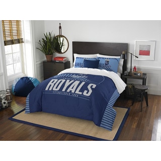 Toronto Blue Jays Hexagon Full/Queen Comforter & Shams Set