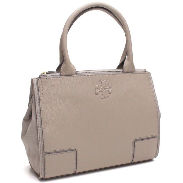 tory burch canvas and leather tote