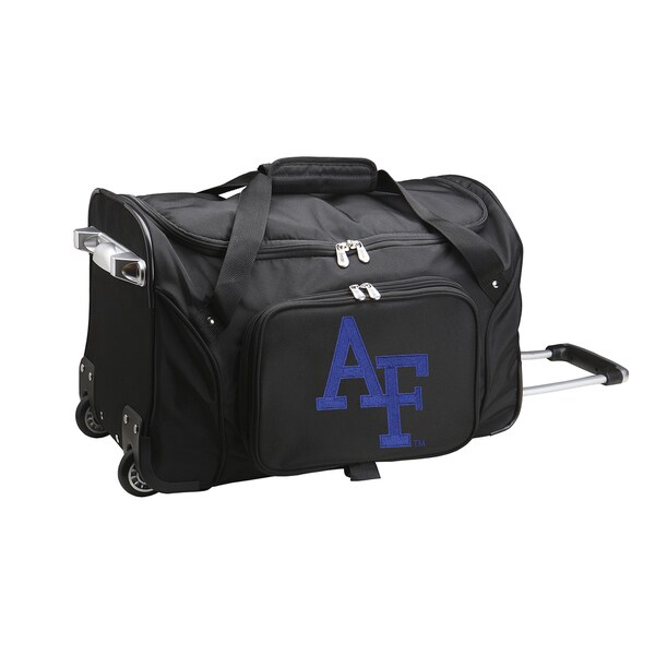 Denco Sports U S Airforce Academy 22 Inch Carry On Rolling Duffel Denco Sports U S Airforce Academy 22 Inch Carry On Rolling Duffel Bag
