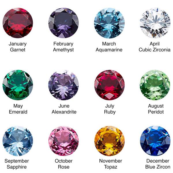 january and july birthstone ring