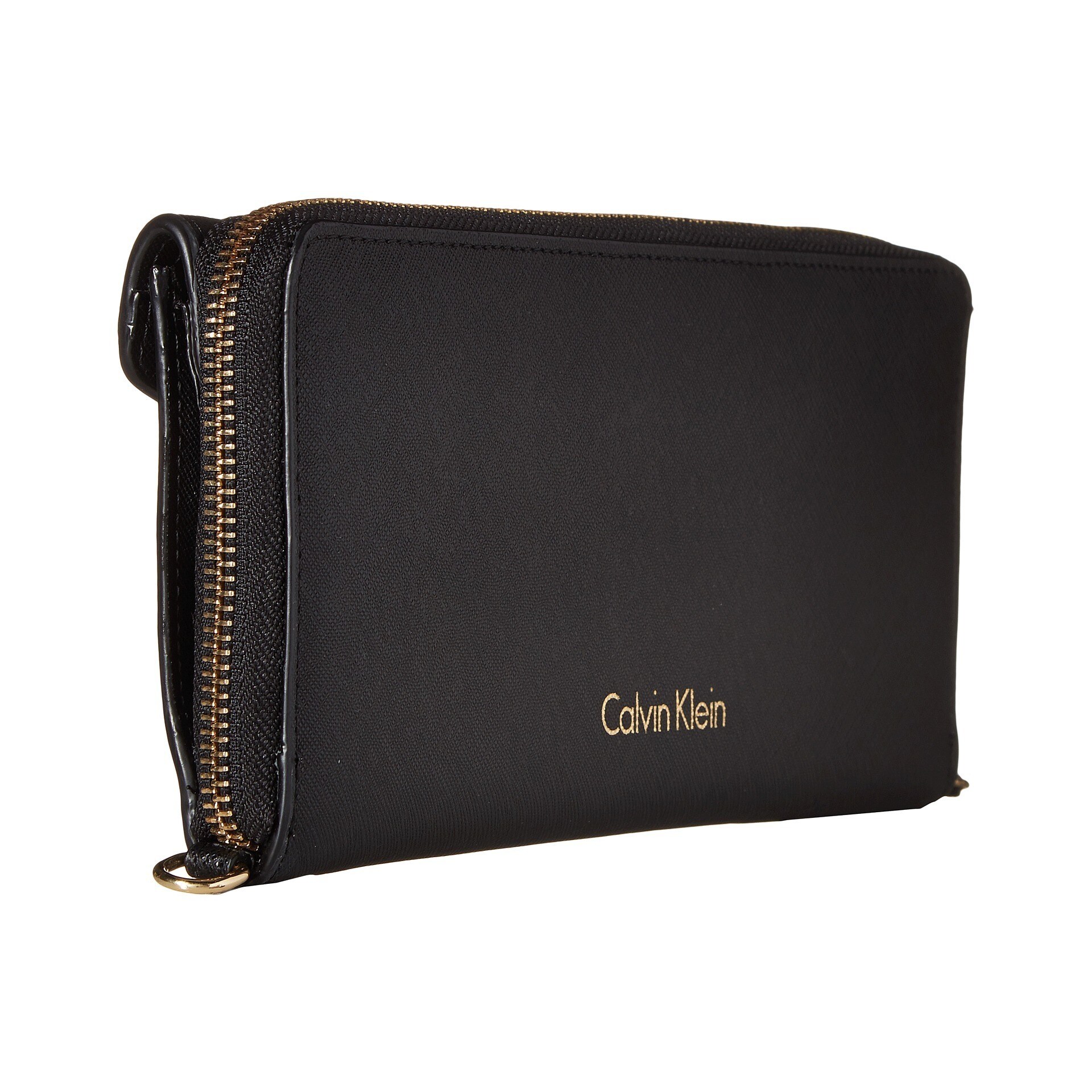 calvin klein saffiano leather wallet